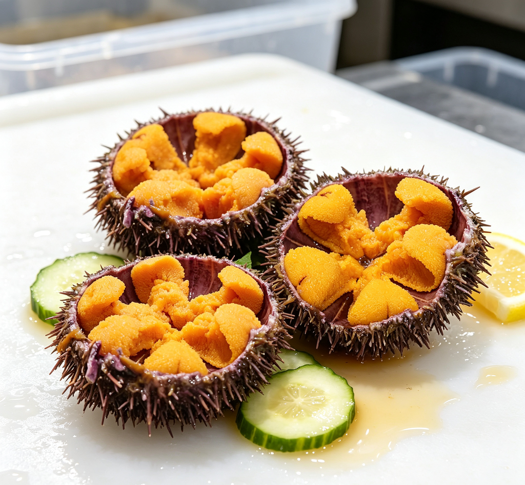 Ocean's Gold: Fresh Sea Urchin Roe Delight