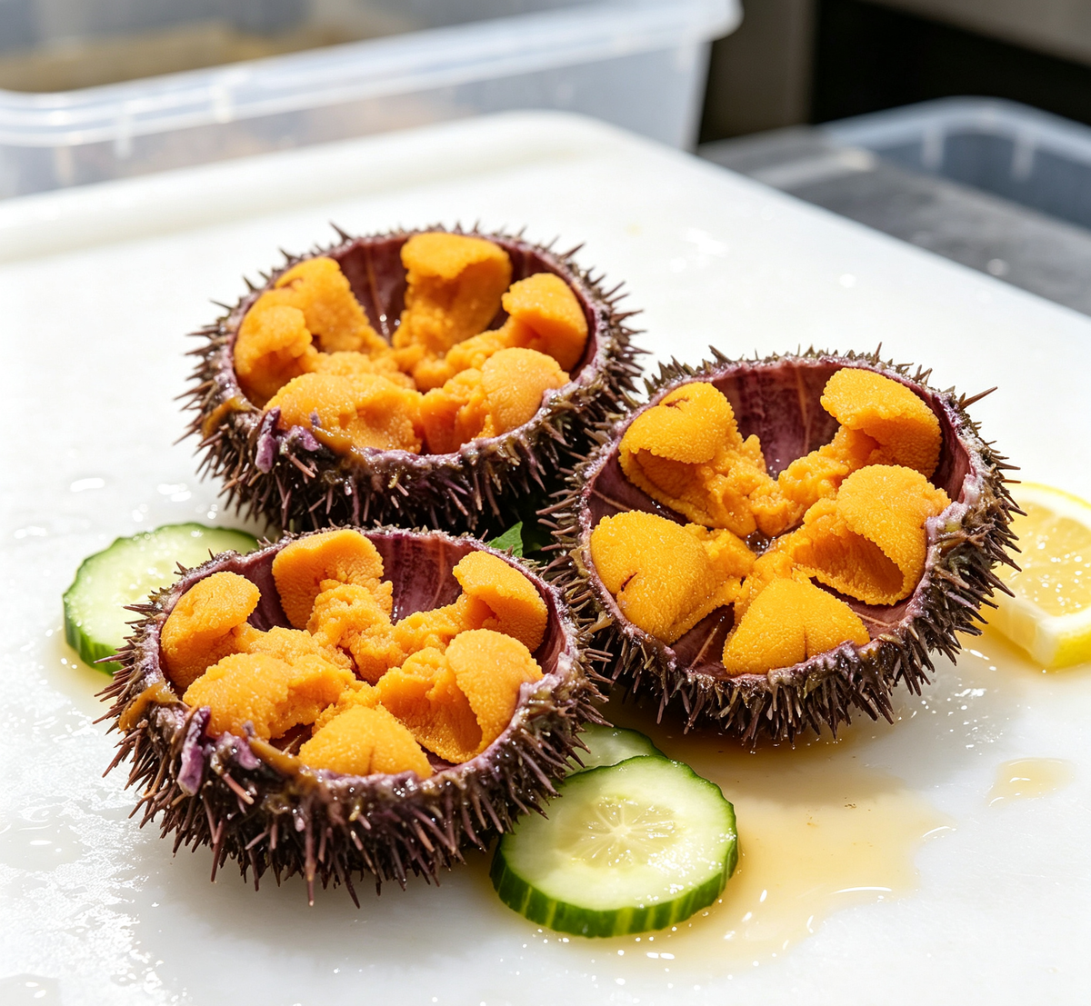 Ocean's Gold: Fresh Sea Urchin Roe Delight